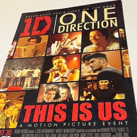 Lot of 10 One Direction This Is Us Movie Posters 2013 - Picture 3 of 6